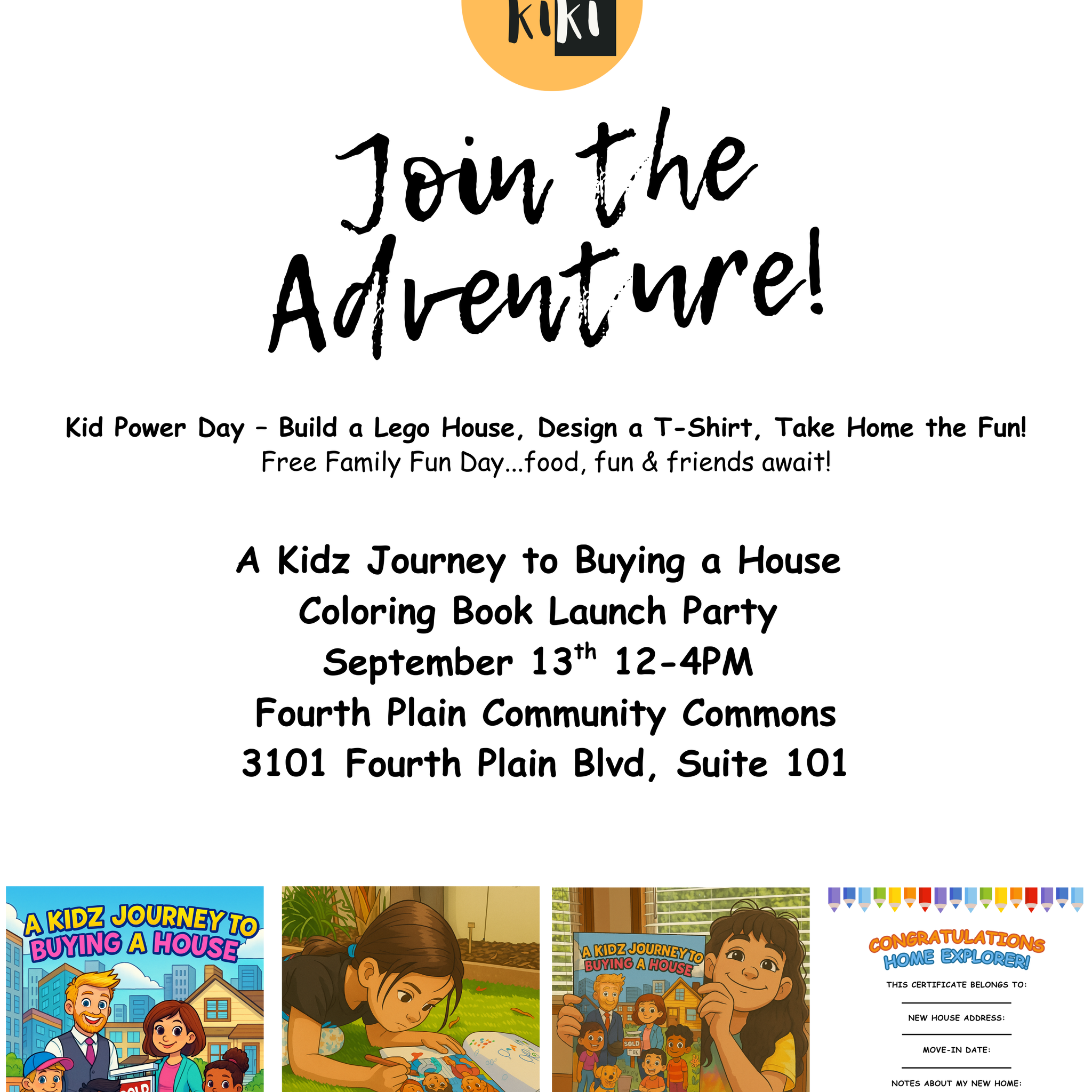 Kid Power Day – Build a House, Design a T-Shirt, Take Home the Fun!